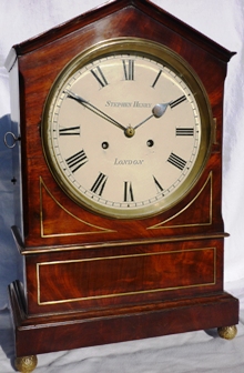 English striking fusee bracket clock (S293)