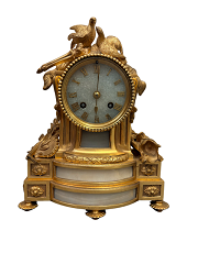 French striking mantle clock