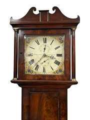 30 hour mahogany longcase clock