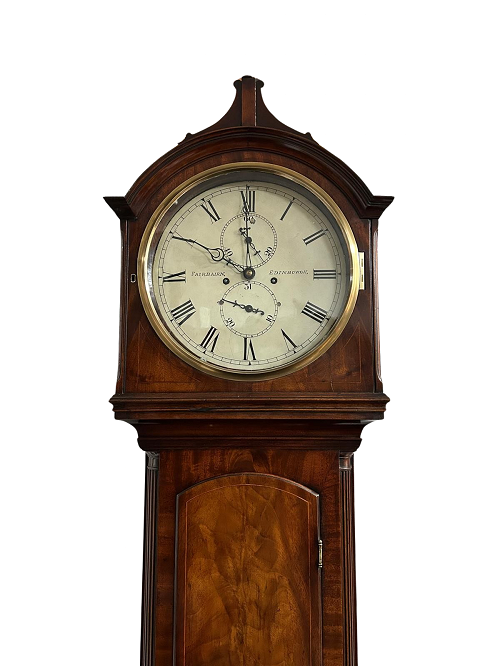 8-day mahogany longcase clock