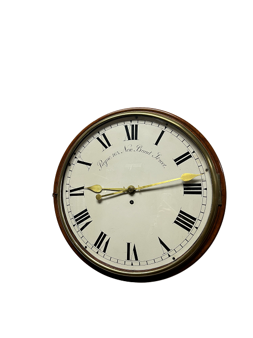 English 16'' fusee dial clock