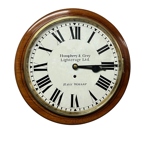 English 12'' fusee dial clock