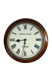 English 12'' fusee dial clock